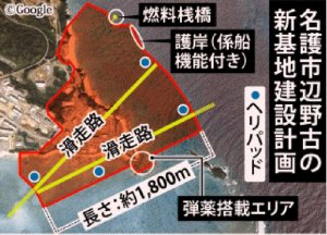 名護市辺野古の新基地建設計画