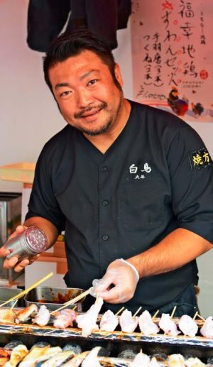 「沖縄に地鶏の食文化を根付かせたい」と語る大谷明正さん=6日、東京・丸の内