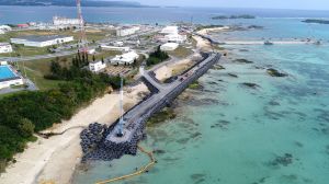 護岸工事が進む名護市辺野古
