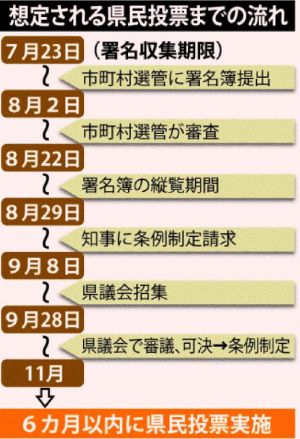 想定される県民投票まで流れ