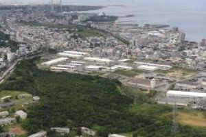 ディズニーのホテル建設が検討されるインダストリアル・コリドーの宜野湾地区