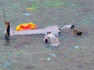 空中給油訓練中に墜落したオスプレイ